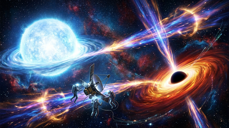 Cygnus X-1: Dżety o mocy 10 tysięcy Słońc tańczą w gwiezdnym wietrze