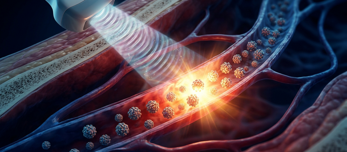 Nanocząsteczki ze Stanforda zamieniają ultradźwięki w światło wewnątrz ciała