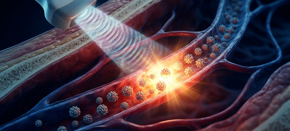 Nanocząsteczki ze Stanforda zamieniają ultradźwięki w światło wewnątrz ciała