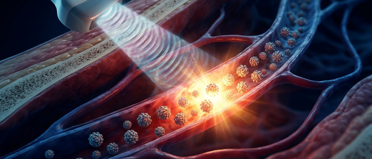 Nanocząsteczki ze Stanforda zamieniają ultradźwięki w światło wewnątrz ciała