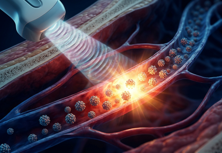Nanocząsteczki ze Stanforda zamieniają ultradźwięki w światło wewnątrz ciała