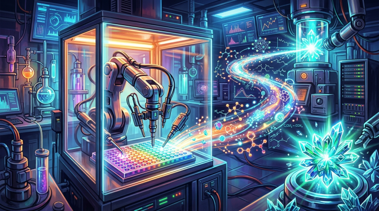 Autonomiczne laboratorium PoLARIS - 12 godzin zamiast lat poszukiwań nanomateriałów