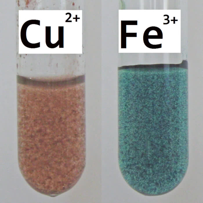 Żelazocyjankowe kompleksy miedzi(II) i żelaza(III)